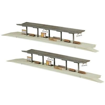 Image de Faller 222126 Platforms 2/ N Scale Building Kit Construction, F222126, Multicolore, Medium