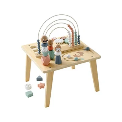 Image de VERTBAUDET Table d&#039;activités Arc en Ciel Bois Multicolore TU