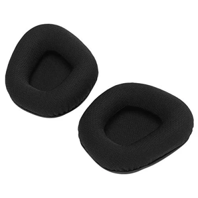 Image de Denash Coussinets d&#039;oreille de Remplacement Couvre Oreillettes Cache Oreilles pour Corsair Void Pro Noir (FYZ 183)