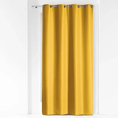 Image de Douceur d&#039;Intérieur 1609105 Rideaux, Polyester, Miel, 140 x 280 cm