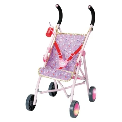 Image de Baby Born Happy Birthday Deluxe Buggy Star &amp; Space Theme Easy For Small Hands, Creative Play Promotes Empathy Social Skills, Toddlers 3 Years Up Includes Clip On Beaker