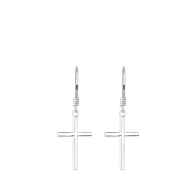 Image de Elli Crosses Boucles d&#039;oreilles, Femme, Taille: One Size, Silber