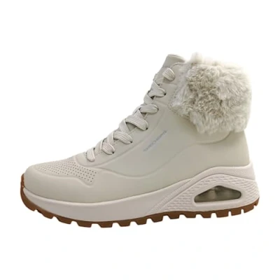 Image de Skechers Femme Uno Rugged Fall Air Bottine, Blanc, 38.5 EU