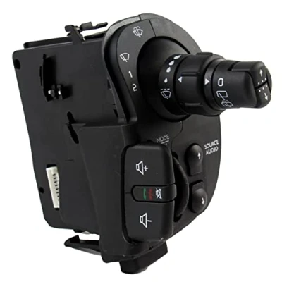 Image de Commodo Compatible pour Clio 3, Kangoo 2 et Modus (2005 2012) essuie Glace, Lave Glace Commandes réglages Radio