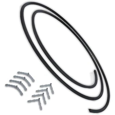 Image de Anakel Home Kit de Joint Porte Four Universel en Silicone à 3 et 4 Côtés Compatible avec la plupart des Fours Comprend angles d&#039;installation