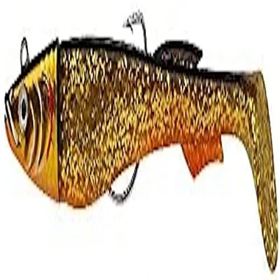 Image de Berkley Powerbait Power Sardine Leurre Souple Polyvalent Texan pour la Pêche en Mer, Founit avec deux Paddle le Lieu, Bar, et autres Carnassiers, Blackminnow FIIIsh
