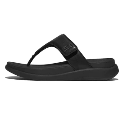 Image de Fitflop Femme F Mode Go Adjustable Flatform Toe Post Sandals, Noir, 36 EU