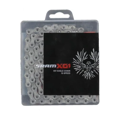Image de SRAM X.01 Eagle Hollow Pin 12 voies avec chaîne PowerLock Argenté 126