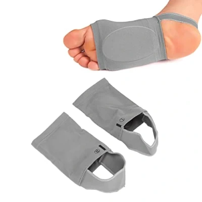 Image de Manchons de Soutien la Voûte Plantaire,Attelle Plantaire Métatarsienne Professionnelle pour Soulager Douleur du Pied Plat Fascii,Fasciite et éperons Talon