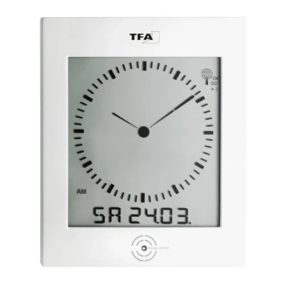 Image de TFA 60.4506 Horloge Murale radiopilotée avec Affichage de la température ambiante