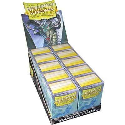 Image de Dragon Shield Matte Clear Standard Size Card Sleeves Display Box [10 packs]