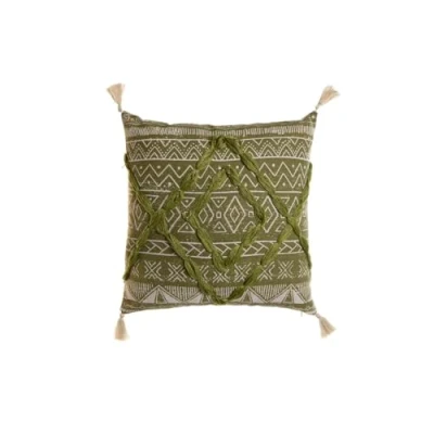 Image de Coussin HOME ESPRIT Vert Boho 45 x cm Multicolore Intérieur