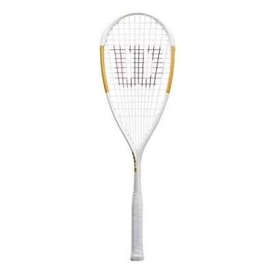 Image de Wilson raquette de squash, Tempest Lite, Unisexe, Poids en tête, Blanc/Or, WR006710H0