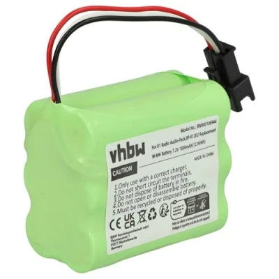 Image de vhbw Batterie Remplacement pour Tivoli PP 2, MA 4 Radio (1800mAh, 7,2V, NiMH)