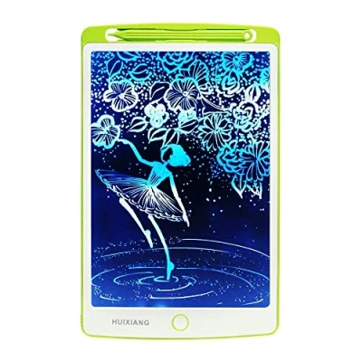 Image de Tablette D&#039;écriture LCD 10 Pouces HUIXIANG Ardoises Numérique eWriters Writing Tablet Ecriture à Dessin Électronique Tableau Jouets Cadeaux de Noël pour Enfants Garçons Filles Étudian (Blanc)