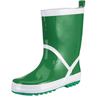 Image de Playshoes Bottes En Caoutchouc de pluie Mixte Enfant, Vert, 26/27 EU