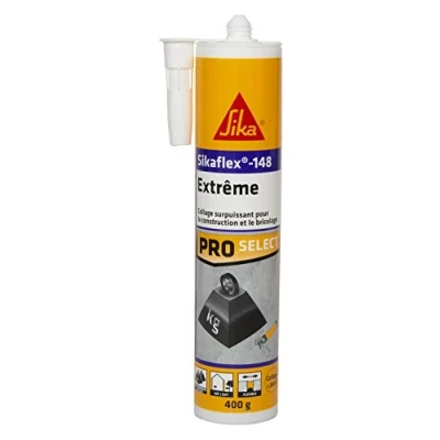 Image de Sikaflex 148 Extreme, Blanc , colle de fixation élevée à maintien immédiat, multi supports, mastic intérieur et extérieur, 290ml