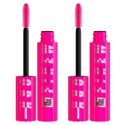 Image de Maybelline New York Sensational Lashes Firework Mascara Volume et ouverture de l&#039;œil Brosse à poils en spirale 24H Hold Pro Vitamine B5 Gel Formula 2 x 10ml