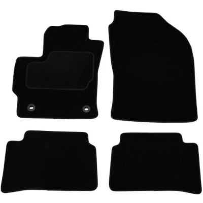 Image de MAMMOOTH A041 TOY400 PRM 01 Ensemble de tapis sol Textile avant et arrière 4 noir Sur mesure TOYOTA: Corolla XII Break, Berline