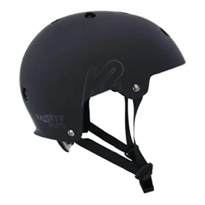 Image de K2 Casque Varsity MIPS Skate Unisexe Adulte, Noir, M (55 58cm)