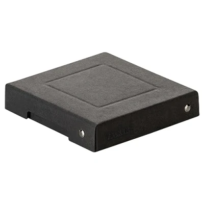 Image de Falken Réf. 22001728000F PureBox 1 boîte de rangement avec couvercle emballage cadeau sans plastique Format A6 hauteur 25 mm poignée découpée entourée d&#039;un ruban Couleur noire