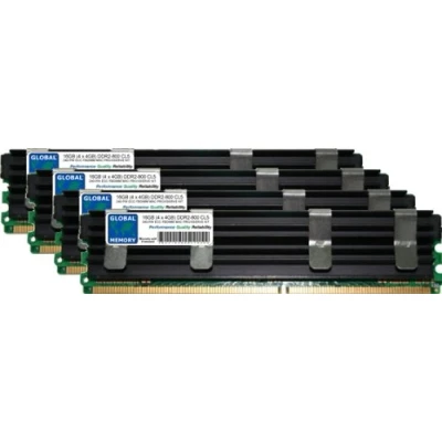 Image de 16Go (4 x 4Go) DDR2 800MHz PC2 6400 240 PIN ECC FULLY BUFFERED (FBDIMM) MÉMOIRE KIT POUR MAC PRO (DÉBUT 2008)