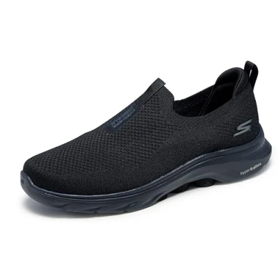 Image de Skechers Performance GO WALK 7 SLIP ON Chaussures de course, Homme, Taille: 44.5, Black Textile