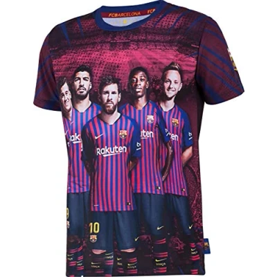 Image de FC Barcelone Maillot Team Barça Collection Officielle Taille Enfant garçon 12 Ans