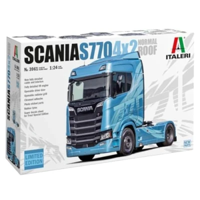 Image de ITALERI 3961 Scania 770 4x2 Normal Roof, échelle 1:24, modèle Kit, en Plastique à Monter, modélisme, IT3961