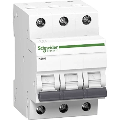 Image de Schneider A9K02306 x Disjoncteur K60N 3P, 6A, C, 6 kA