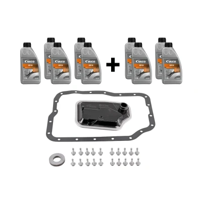 Image de VAICO V25 0797 XXL Jeu de pièces, Vidange boîte automatique FORD: Focus 2, Mk1 3/5 portes, C Max, MAZDA: 6 5 portes