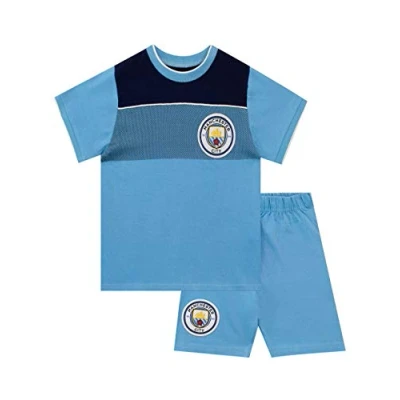 Image de Manchester City FC Ensemble De Pyjamas Garçon Bleu 10 11 Ans
