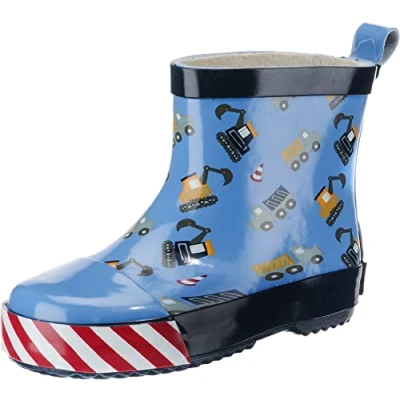 Image de Playshoes Bottes en caoutchouc pour enfants, Taille: 23, Bleu Matière synthétique