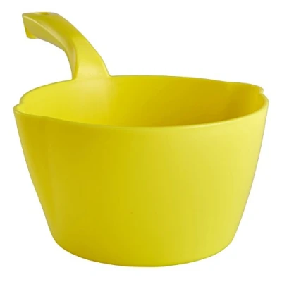Image de Vikan Hygiène Bac à pelle Rond Bec verseur Jaune 2L