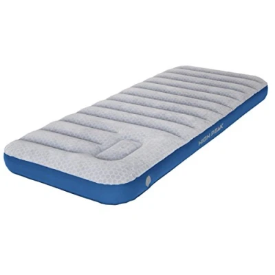 Image de High Peak Air Bed Cross Beam Single Extra Long Matelas Gonflable Mixte Adulte, Gris/Bleu, 195 x 75 20 cm