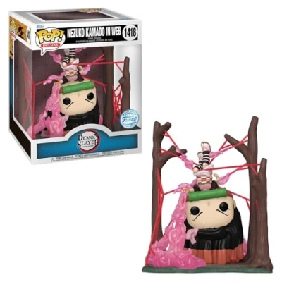 Image de Figurine Funko Pop Deluxe Demon Slayer Nezuko in Web Neuf