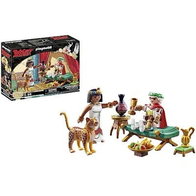 Image de Playmobil ASTÉRIX: Caesar &amp; Cleopatra Miniatures pour enfants, Taille: One Size, Multi coloured