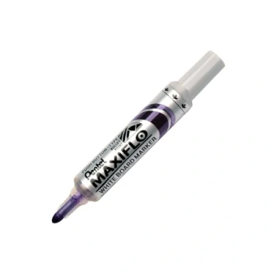 Image de Pentel Maxiflo Green Label Marqueur pour Tableau Blanc à Pointe conique large Violet