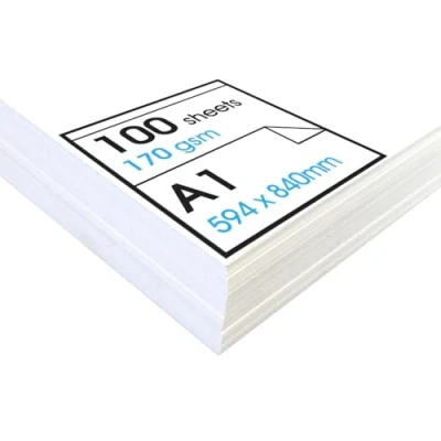 Image de Artway Studio Papier à cartouches A1 pour le dessin Idéal les applications d&#039;art sec 170gsm (100 feuilles)