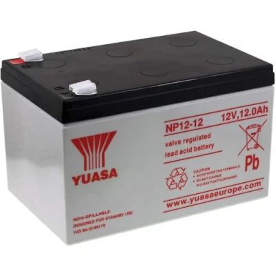 Image de Batterie Yuasa NP12 12 12Ah 12V (151mm*98mm*97.5mm) Tous types d&#039;applications.