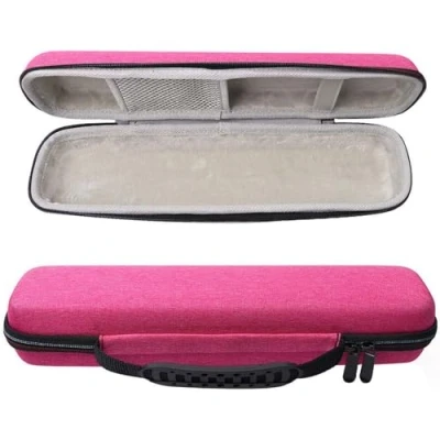 Image de Fashionapple Cheveux Lisseur Étui, Rigide de Transport Étui pour Lisseur, Portable Voyage Support Rangement Tuning Outil Rose, Free Size