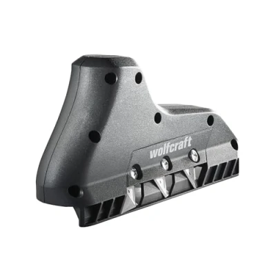 Image de wolfcraft 4009000 Rabot d&#039;Angle Triple Plaquiste à Chanfreiner 3 Lames Trapèzes 52/0