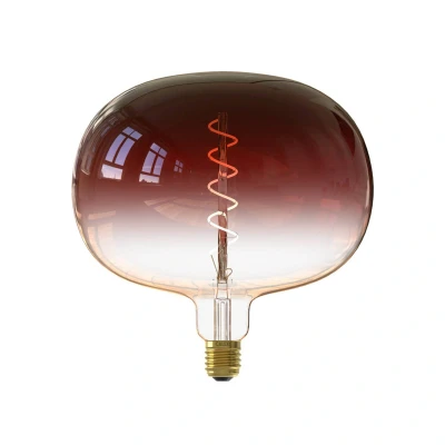 Image de CALEX Colors Boden Douille E27, ampoule à filament 5 W intensité variable, décorative marron, blanc chaud