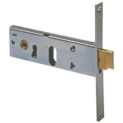 Image de CISA 144150800 Serrure à cylindre pour bandes, avant avec revêtement en zinc, entrée 80, ambidextre