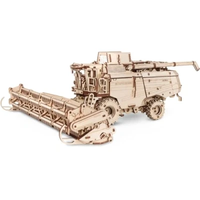 Image de EWA Eco Wood Art, HARVESTING Combine with Grain Header