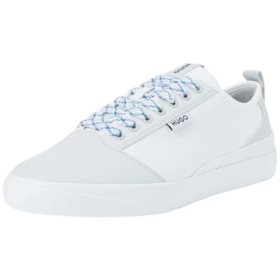 Image de HUGO DYER Baskets basses, Homme, Taille: 43, Open white Imitation cuir/textile