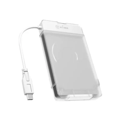 Image de ICY BOX IB AC703 C Boîtier disque dur/SSD Translucide, Blanc 2.5 Neuf