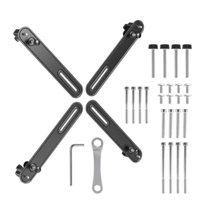 Image de Maclean MC 990 Adaptateur VESA Universel pour écrans de 13&quot; à 32&quot; sans Trous jusqu&#039;à 10 kg Supports compatibles avec Norme 75 x mm et 100 Kit d&#039;adaptateur d&#039;écran