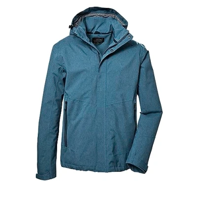 Image de killtec Men&#039;s Kos 53 Mn Jckt Veste Fonctionnelle/veste D&#039;extérieur Avec Capuche Amovible, Forest Green, XXL EU