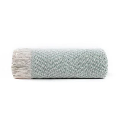 Image de Todocama Couvre lit Multifonction fabriqué en Espagne, à Chevrons (125 x 180 cm, Vert).